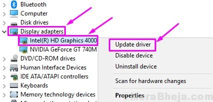 Update Driver Graphics Display Card