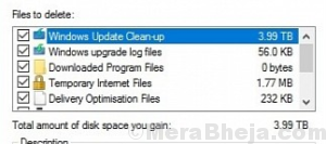 Disk Cleanup Bug 3.99 Tb Used By Windows Updates