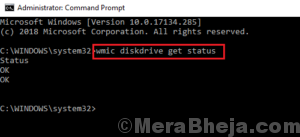 Disk drive status