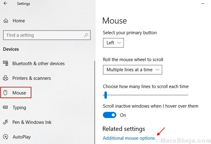 windows 10 disappearing cursor on additonal screeb