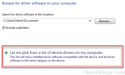 Pick Driver From Computer