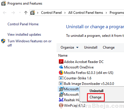 Change Microsoft Min