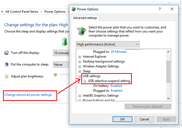 Disable Usb Selective Suspend Setting