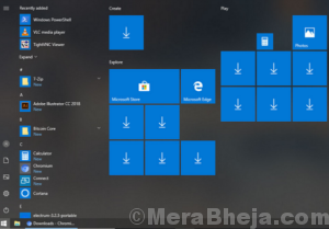 Fix Blank Tiles or Missing Icons from Start Menu after Update 1809