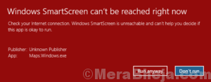 Fix the ‘Windows Smartscreen can’t be reached’ error