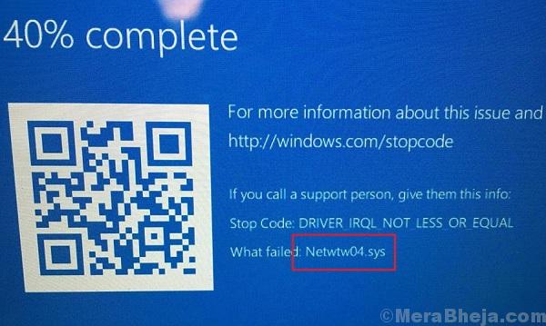 Fix Netwtw04 Sys Blue Screen On Windows 10