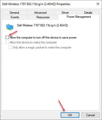 Allow Wifi Adaptoor Service Device Manager