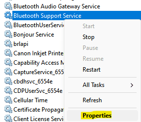 Bluetooth Support Service 1 Min