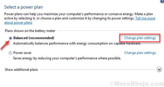 Change Plan Settings