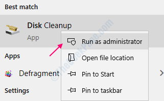 Disk Cleanup Admin