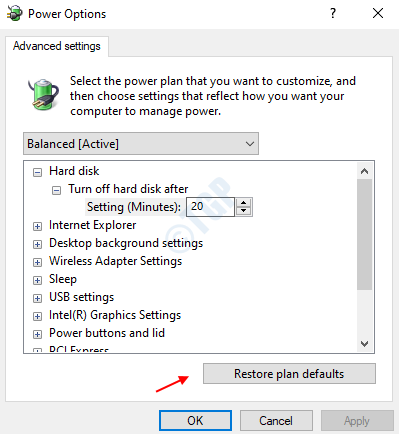 Restore Pan Defaults