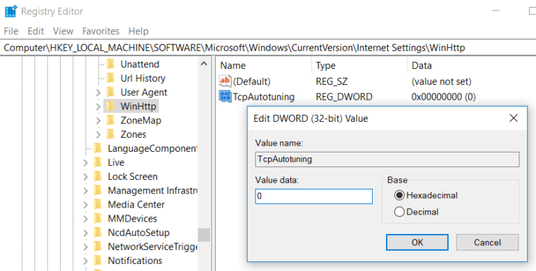 How to Enable / Disable auto tuning Feature in windows 10/11