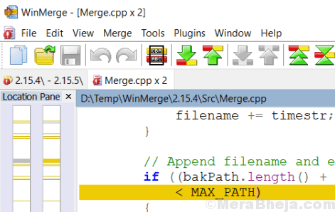 Winmerge File Compare