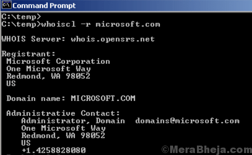 Nirsoft Whois Cl