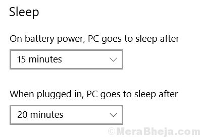 Sleep Settings Windows 10 Min