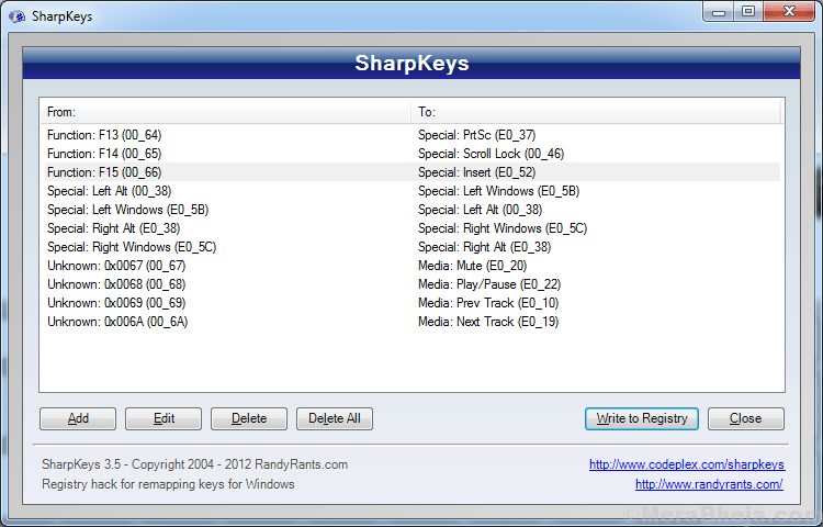 reset keyboard mapping windows 10