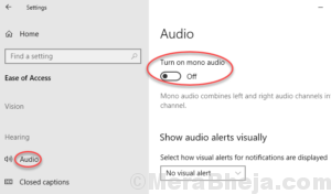 mono audio disable windows 10 min