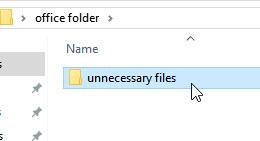 Open The Folder You Want To Delete