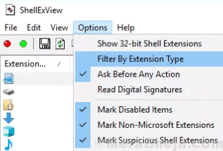 Option Filter Extension Type Min