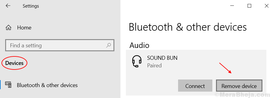 remove bluettoh device win 10 min