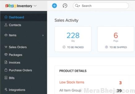 Zoho Inventory Min