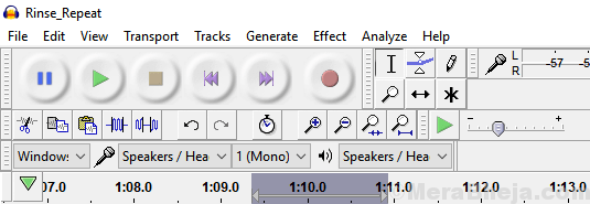 audacity record windows sound