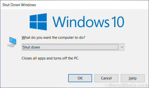 Close Apps Shutdown Pc Windows 10 Min