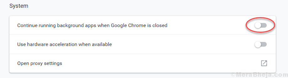 Continue Running Chrome Background Disable Min