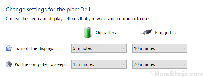 windows 10 power settings not working