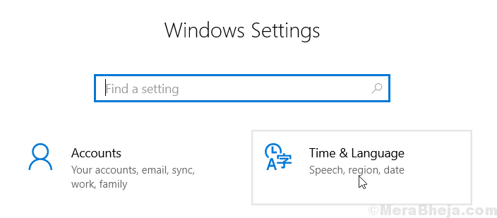 Time Language Settings Min