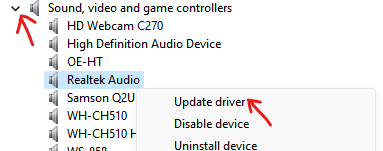 Update Device Driver Min
