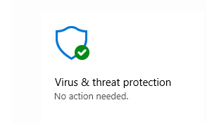 Virus Threat Protection