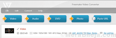 Freemake Video Converter Min