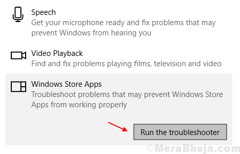 Windows Store=troubleshooter Min