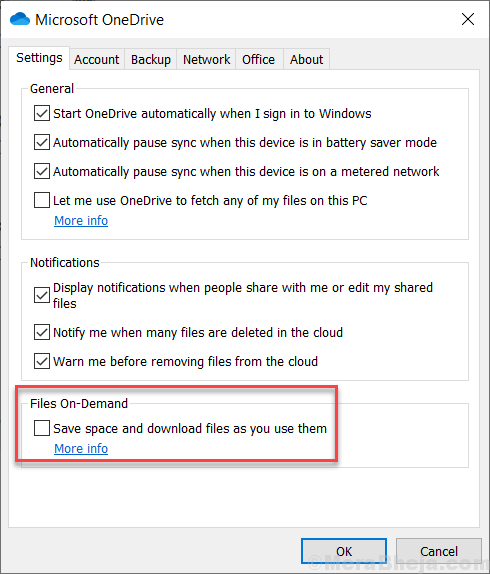 Disable File On Demand Onedrive Min