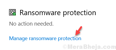 Manage Ransomware Protection Min