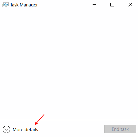 windows 10 task manager not showing all processes