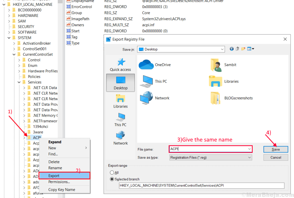 Fix Error 1067 The process terminated unexpectedly in Windows 10