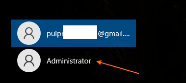 computer not recognizing me as administrator