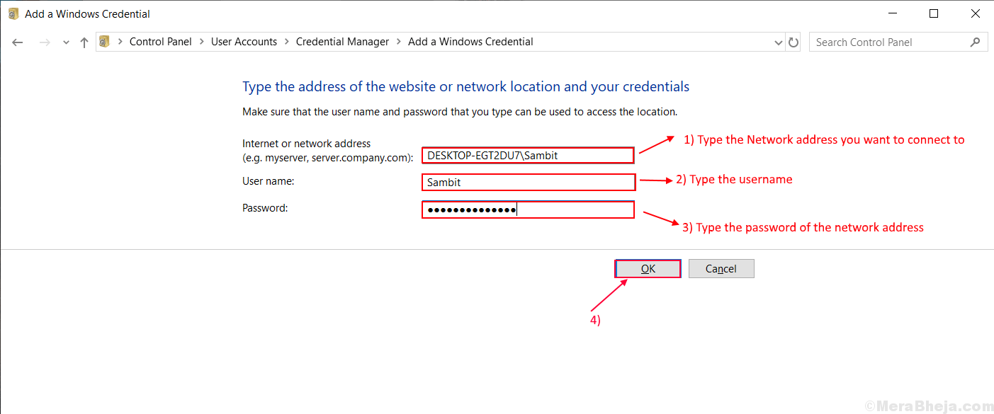 windows asking for password for network computer