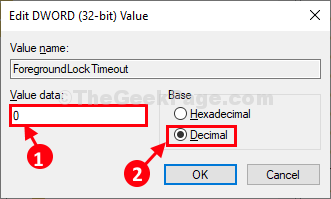 Foregroundlocktime Double Click