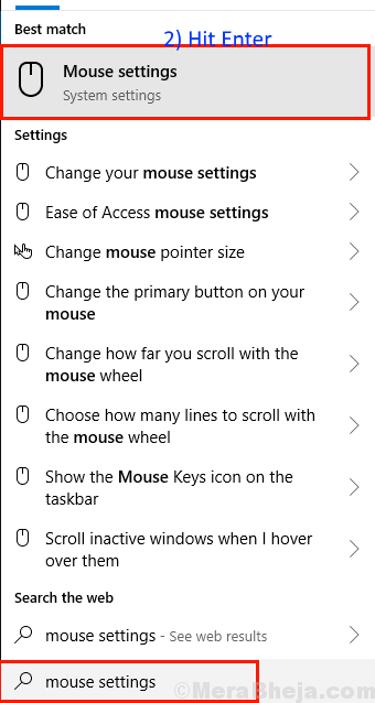 Mouse Settings