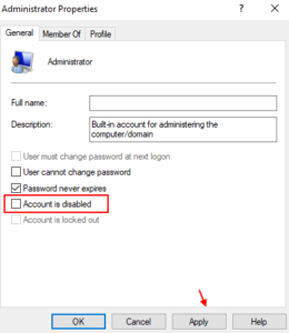Fix Windows 10 not recognizing Administrator account