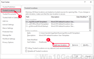 Fix: Word experienced an error trying to open the file on Windows 10 , 11