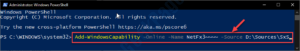 add powershell online name