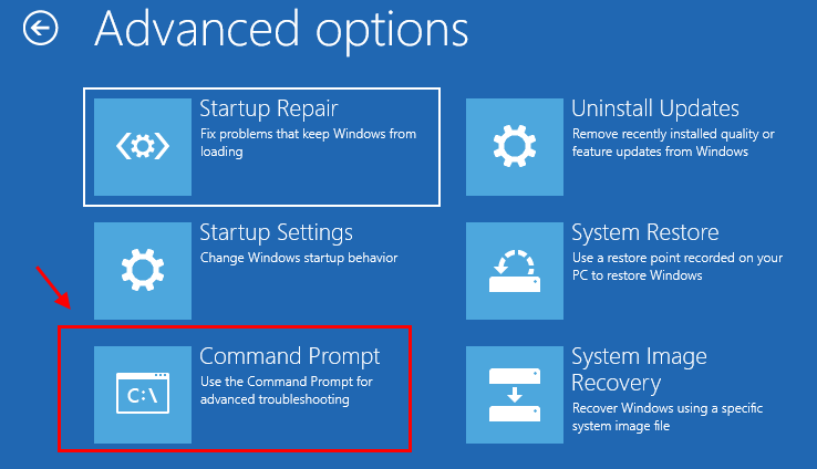 bootrec /fixboot access denied in windows 10