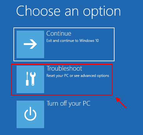 sign in options windows 10 not working