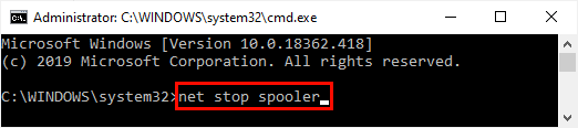 Cmd Net Stop Spooler