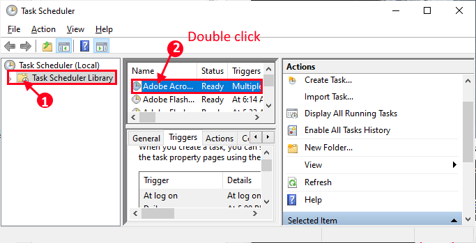 Double Click To Open Task