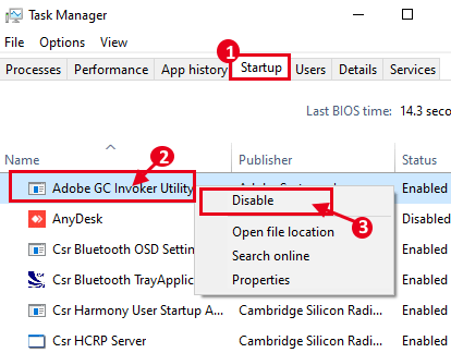 Dsable Unncessary Stuffs In Task Manager